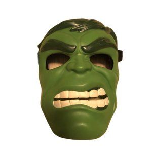 Incredible HULK Green Plastic Adjustable Kids Halloween Mask
